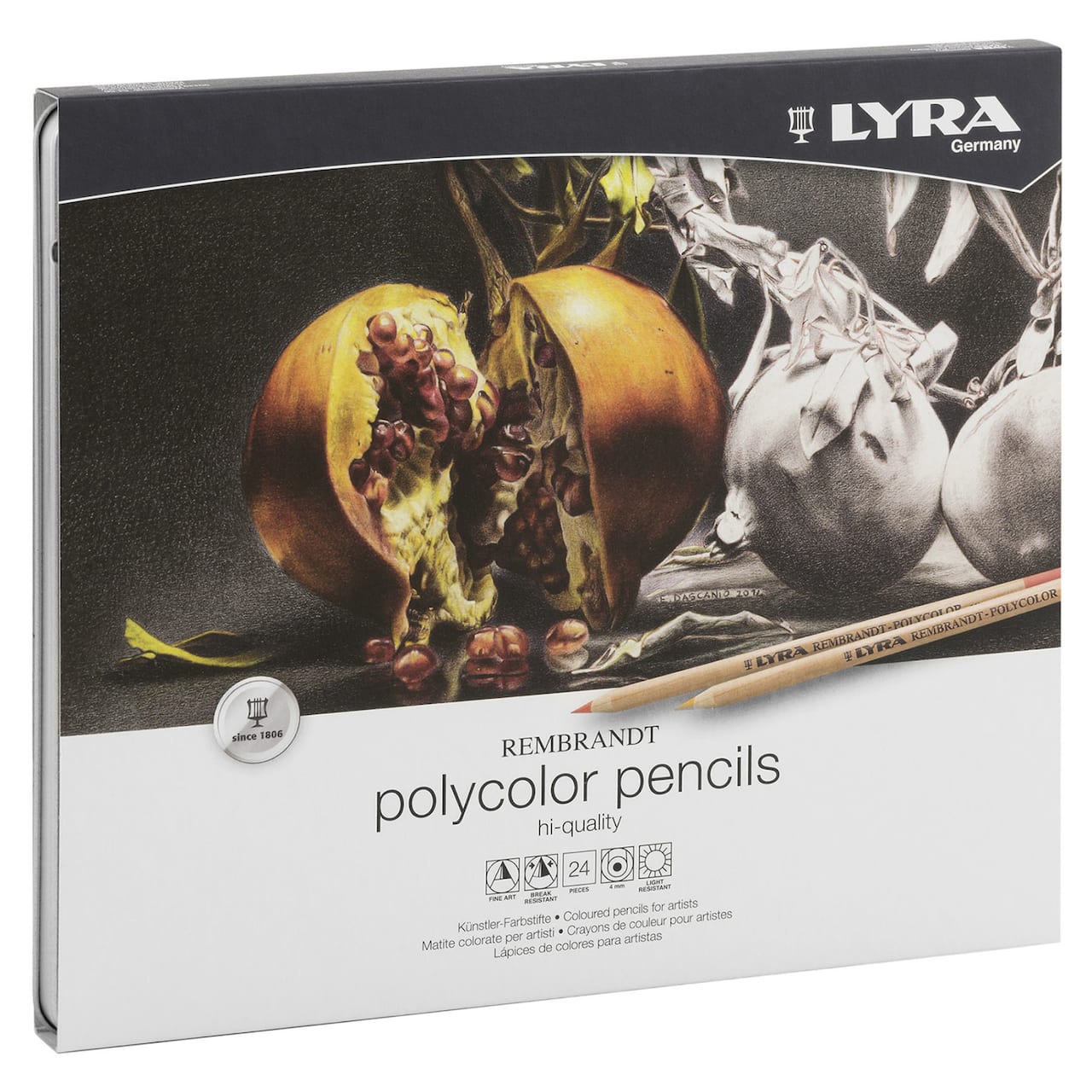 Lyra Rembrandt Polycolor Colored Pencil 24 Color Set